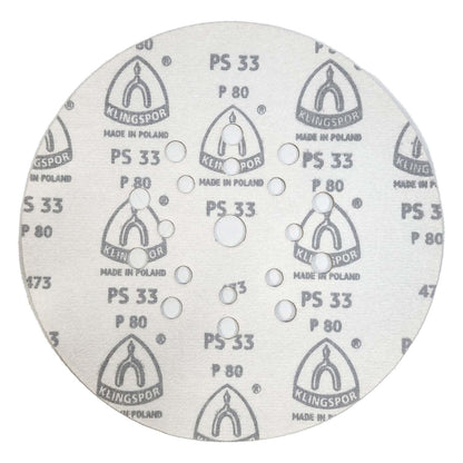 Disco de Lija con Velcro PS 33 CK 225mm 5 Pzas - Klingspor - Herram.cl