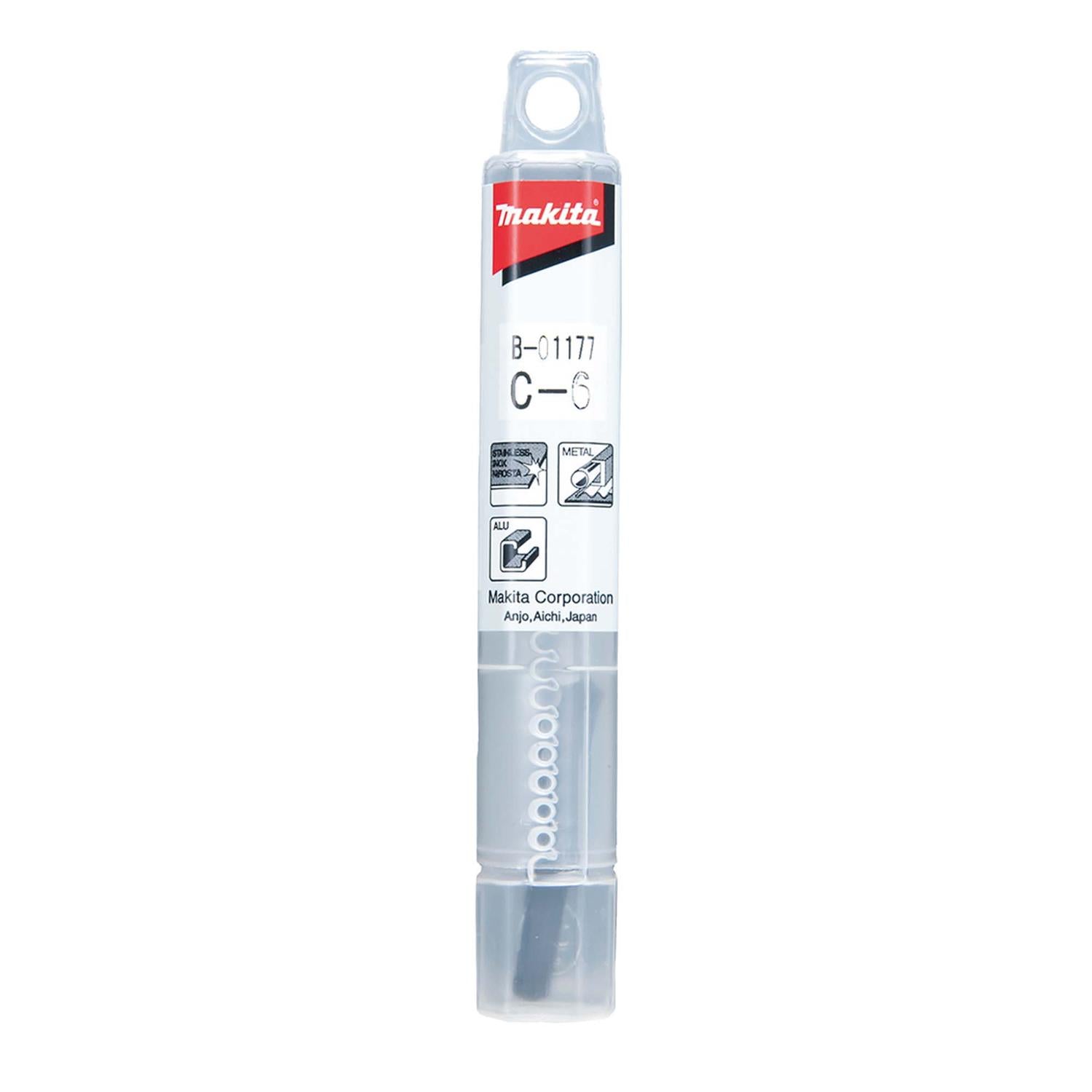 Broca Piloto para sierras copa TCT 6mm (16 - 55mm) - Makita - Herram.cl