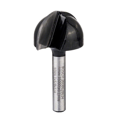Fresa Media Caña R1 12,7mm, D 25,4mm Vástago 1/4'' - Bosch - Herram.cl