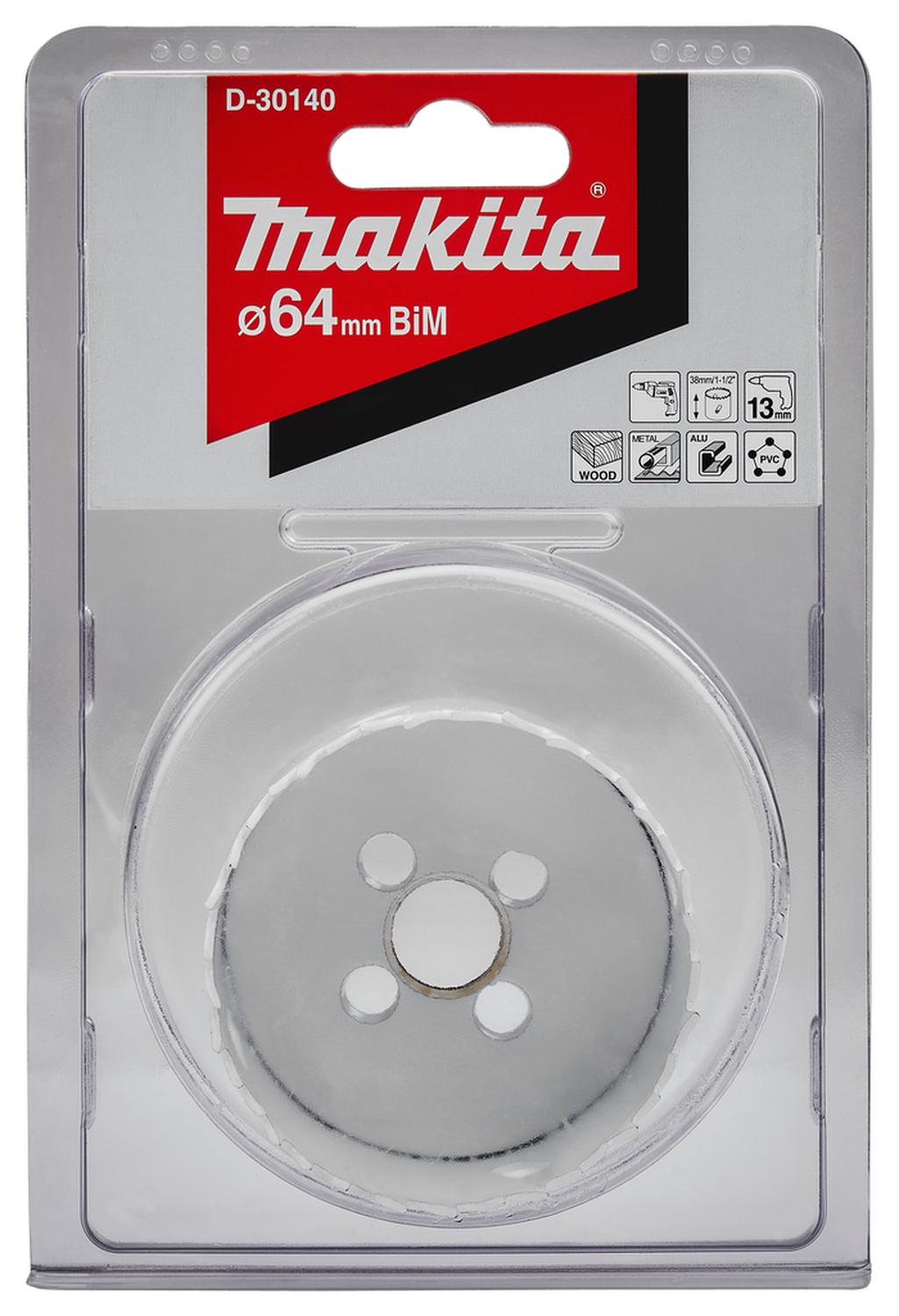Sierra Copa Bim 64mm (2 - 1/2 PulgadaS ) - Makita - Herram.cl