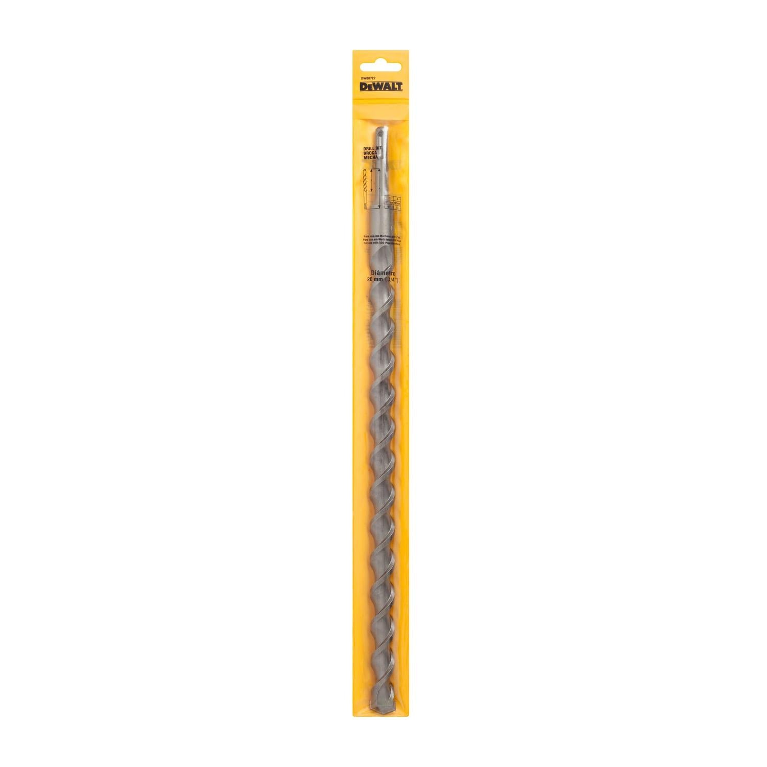 Broca SDS - Plus 20x410x460mm - DeWALT - Herram.cl