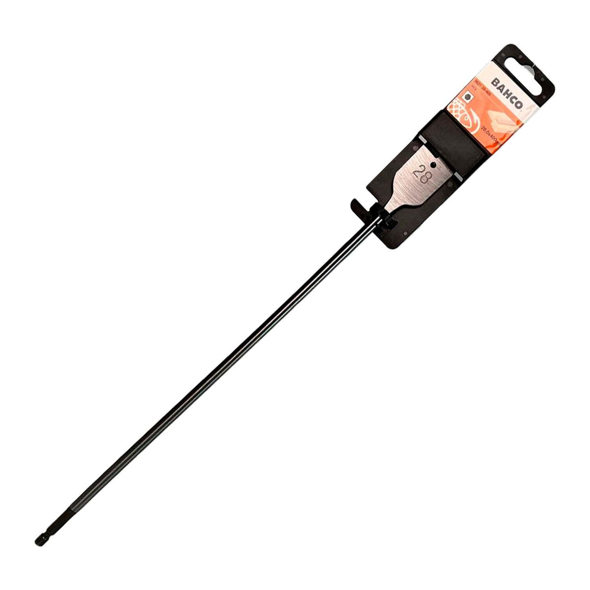 Broca paleta larga 3 puntas 28x400mm Toma Hex. 1/4'' - Bahco - Herram.cl