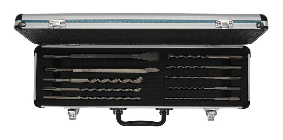 Caja 10 Piezas Broca Y Cincel Tct SDS - Plus Makita D - 71990 - Herram.cl