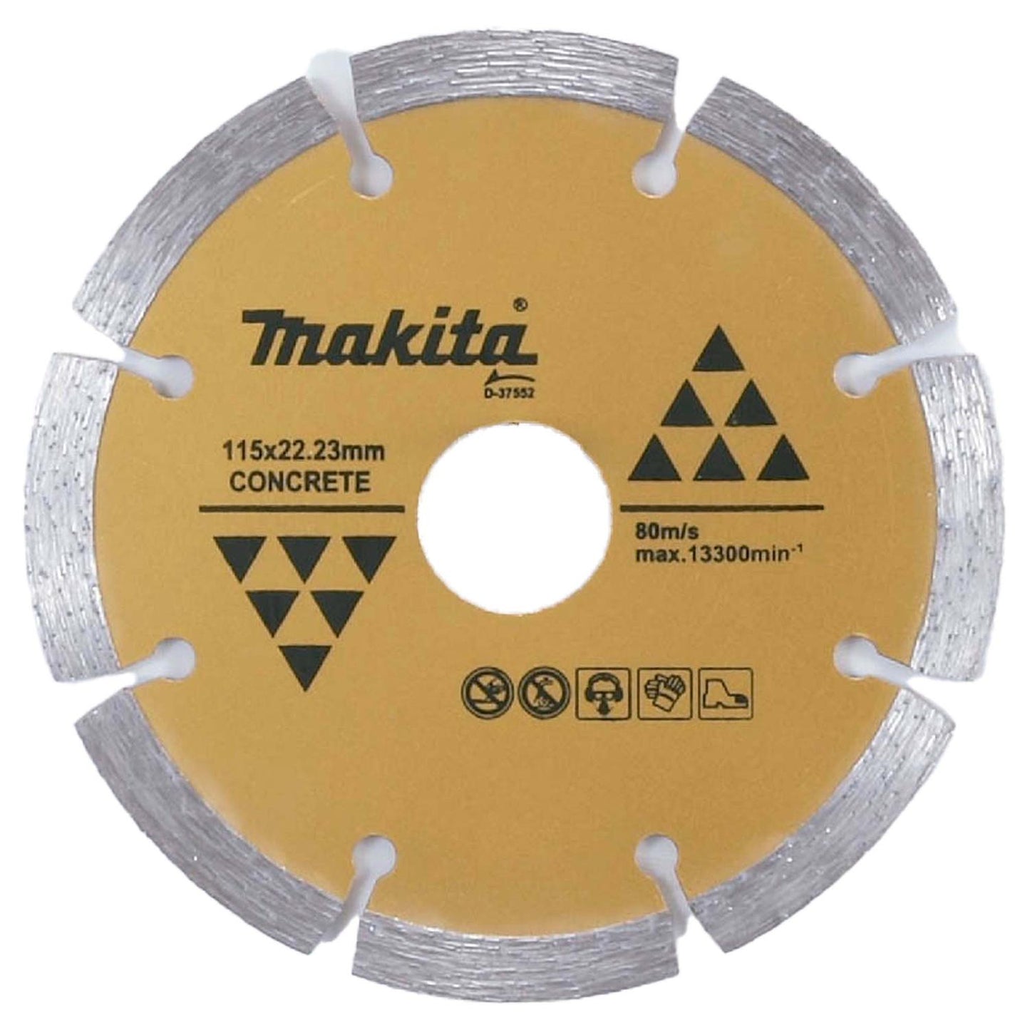 Disco Diamantado Segmentado Makita 115mm (4 - 1/2'') Concreto - Herram.cl