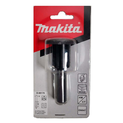 Fresa Recta 2 filos 7/8''x1 - 1/4''x2 - 7/8'' Toma 1/2'' - Makita - Herram.cl