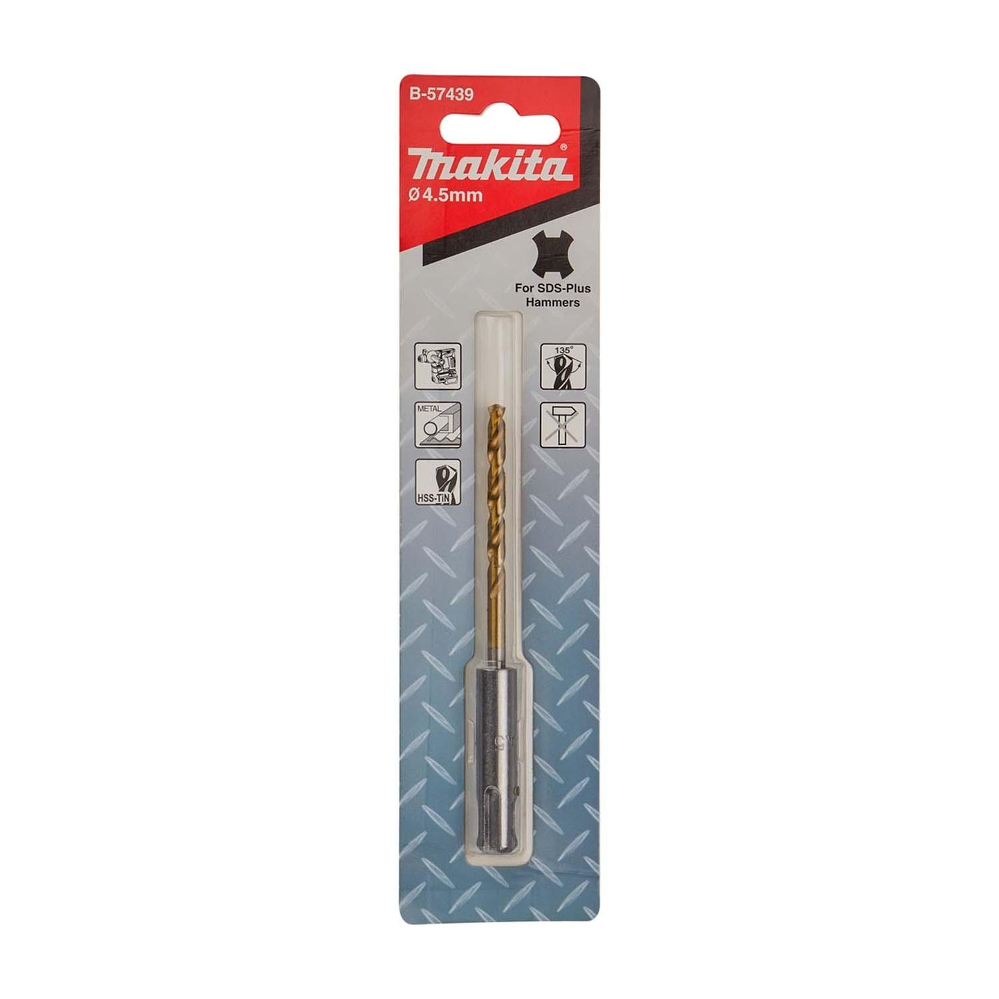 Broca SDS - Plus Para Metal 4,5x100mm - Makita - Herram.cl