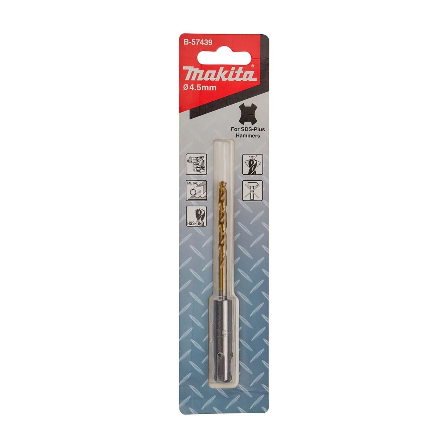 Broca SDS - Plus Para Metal 4,5x100mm - Makita - Herram.cl