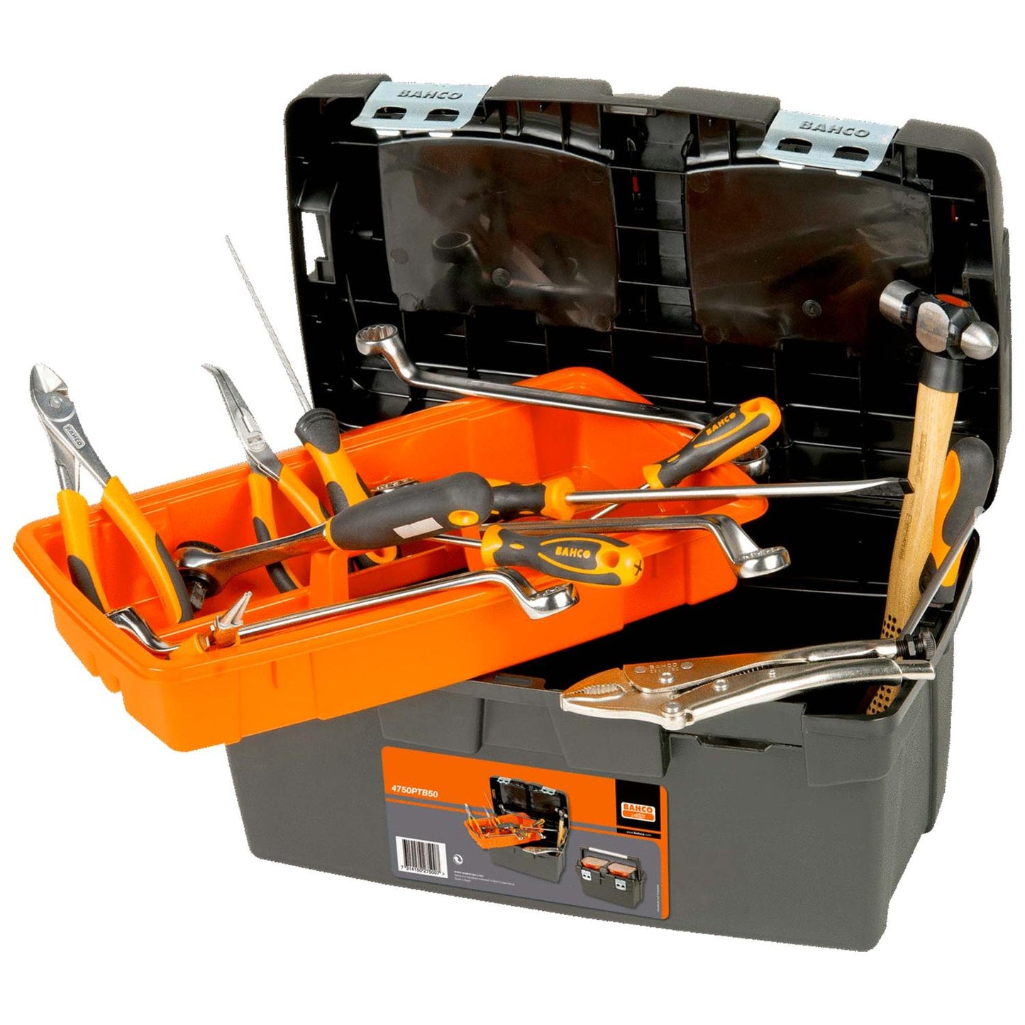 Kit Caja Baúl 78 L + Caja Plástica 27 L - Bahco - Herram.cl