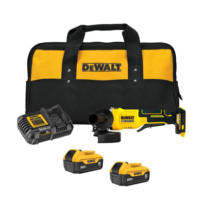 Kit Esmeril angular 4 - 1/2'' 20V Max. 2 Bat. 5Ah - DeWALT - Herram.cl