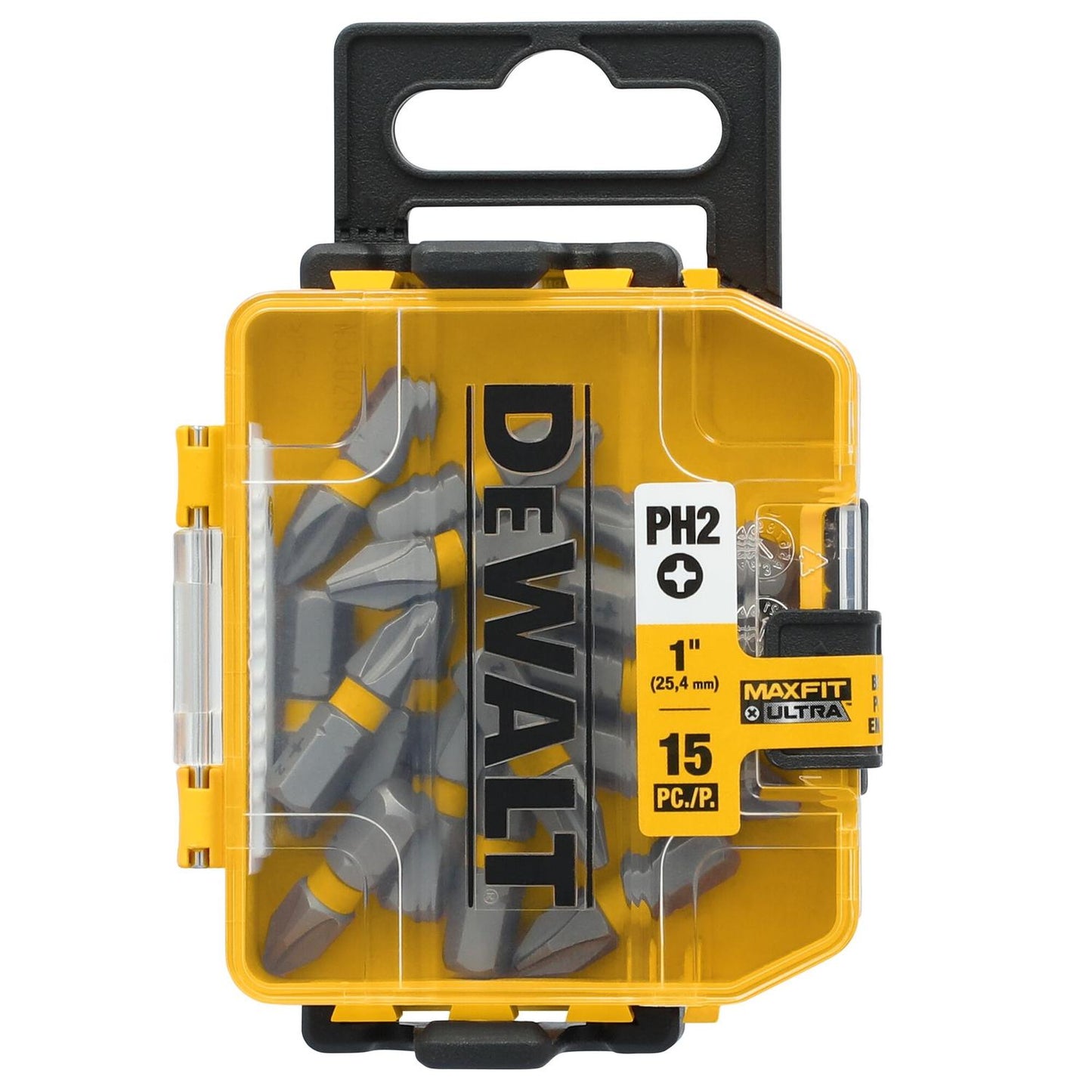 Puntas MAXFIT - ULTRA PH2 - 1'' (25.4mm) 15 Pzas - DeWALT - Herram.cl