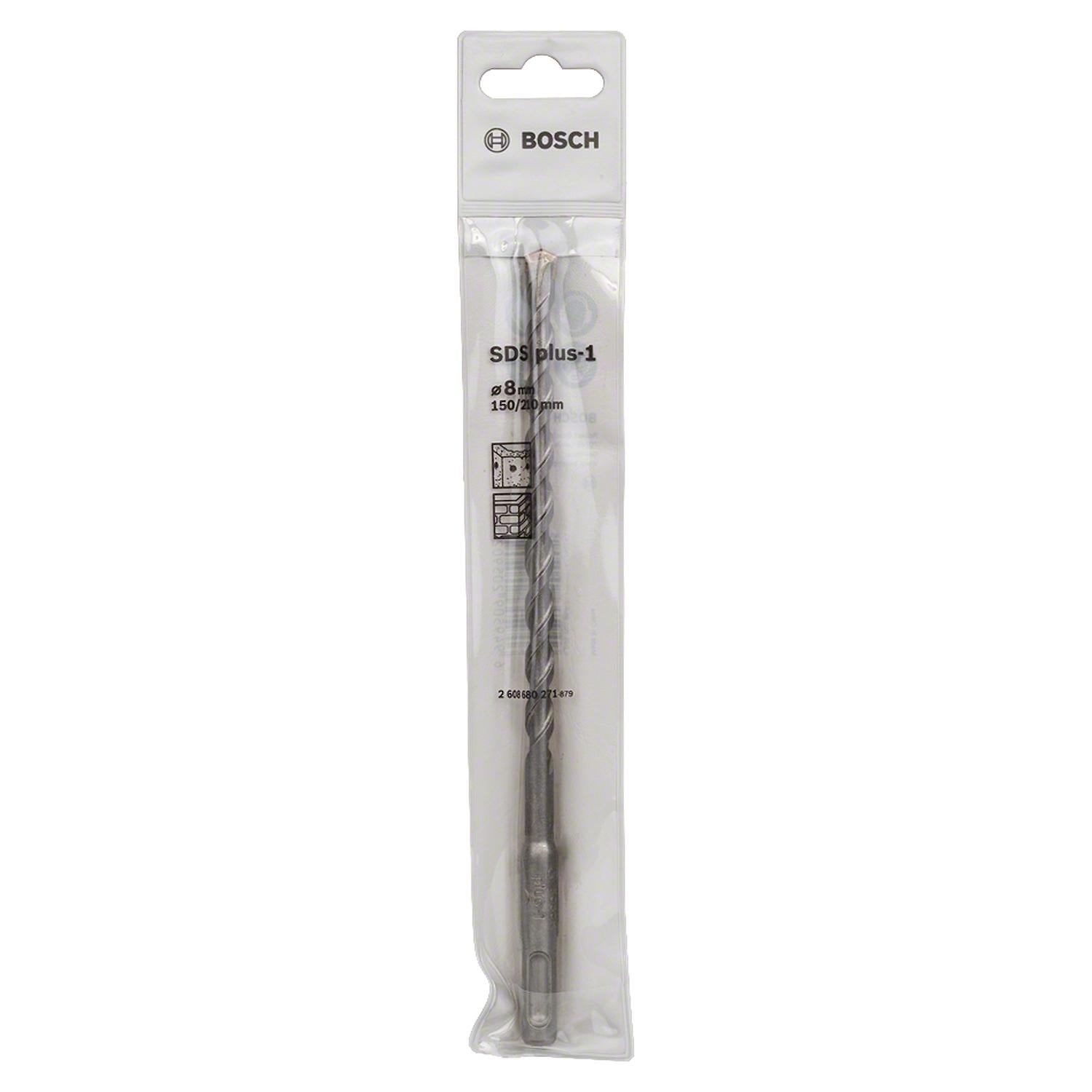 Broca SDS - Plus - 1 - 2 aristas - 8x150x210mm - Bosch - Herram.cl