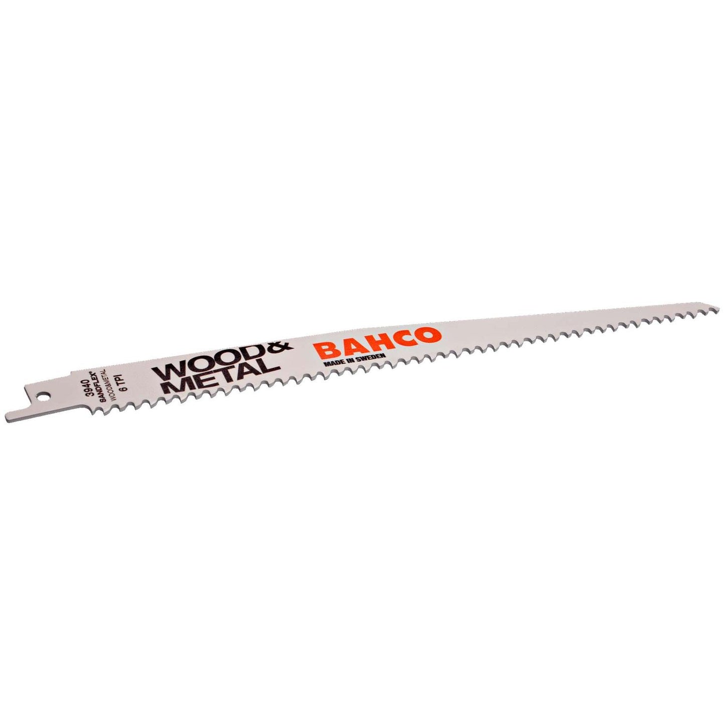 Hoja de sierra Sable Madera y Metal 228mm 6 TPI - Bahco - Herram.cl