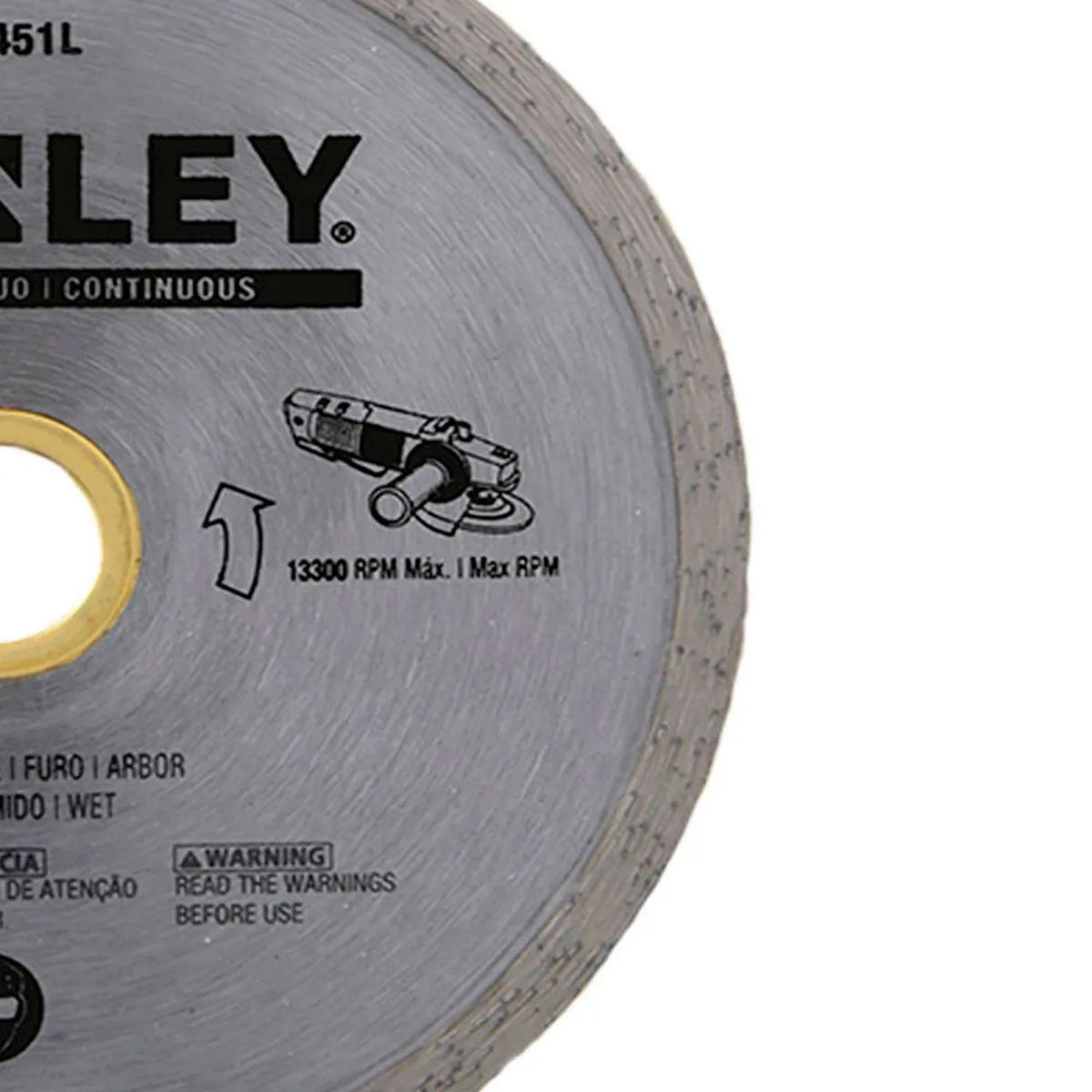 Disco Diamantado Continuo 4-1/2'' Stanley STA47451L - Herram.cl