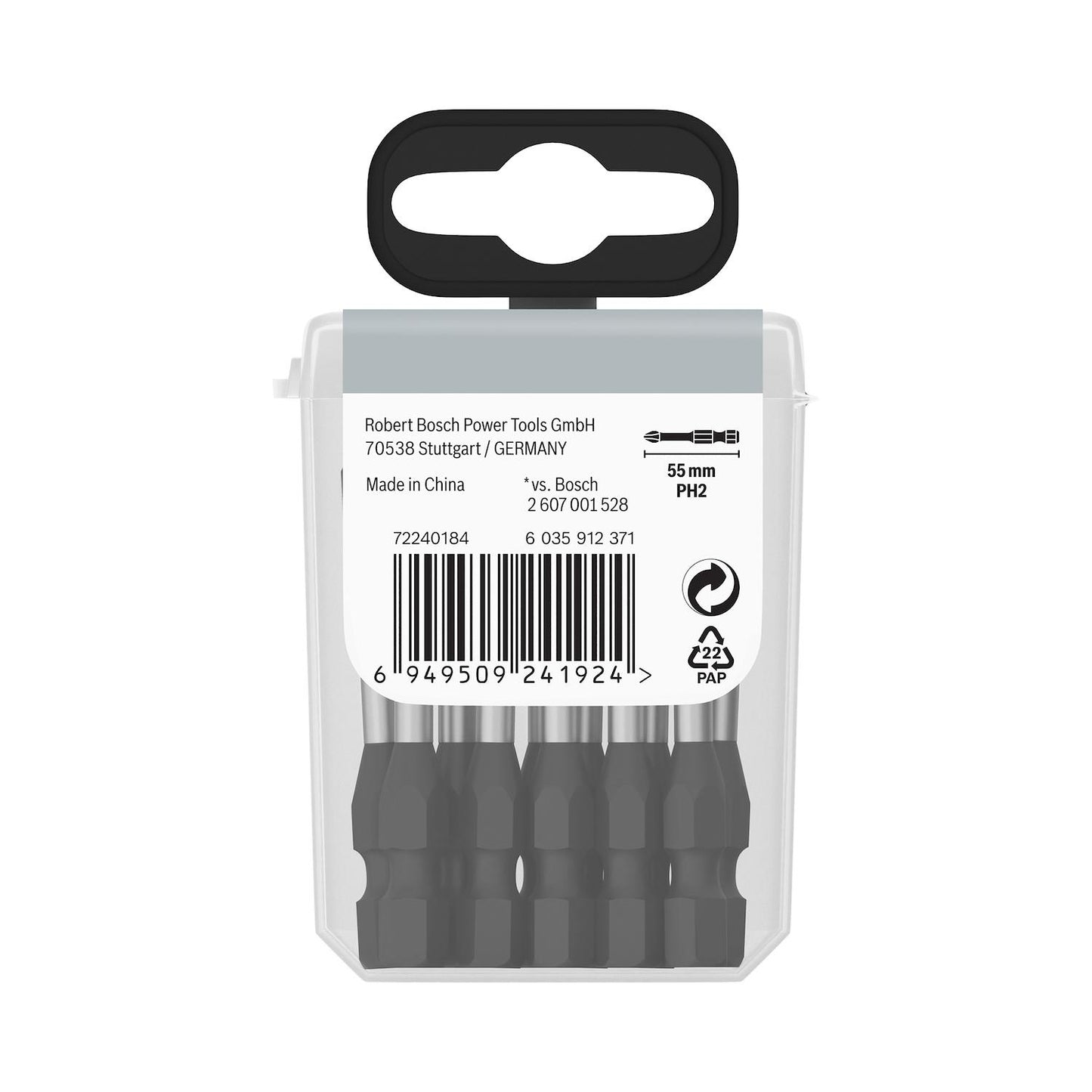 Puntas PRO Impact PH2x55mm 15 Pzas - Bosch - Herram.cl