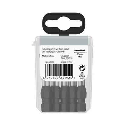 Puntas PRO Impact PH2x55mm 15 Pzas - Bosch - Herram.cl