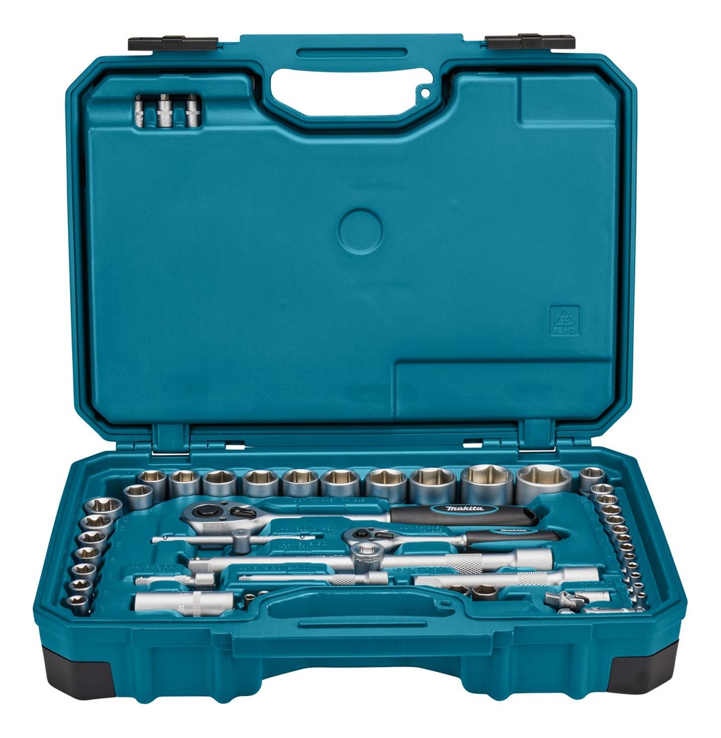 Set De Llaves, Puntas Y Vasos Makita E - 10883 221pcs - Herram.cl
