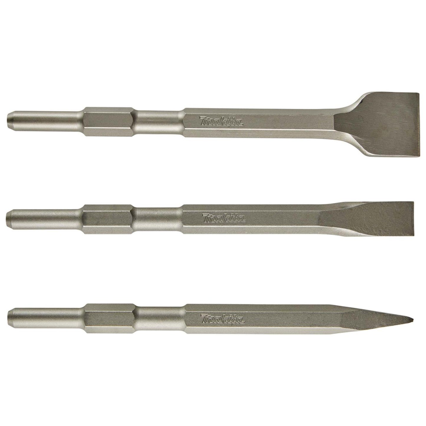 Juego Cinceles Toma Hex. 17mm 3 Pzas - Makita - Herram.cl