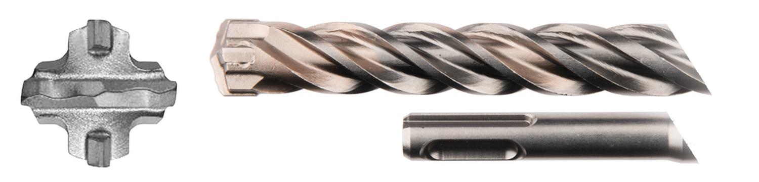 Broca SDS - Plus Nemesis II 20x200x250mm (4 Filos) - Makita - Herram.cl