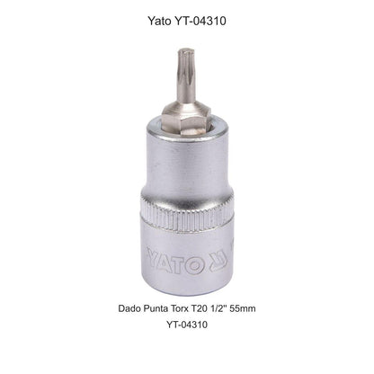 Dado Punta Torx T20 1/2'' 55mm Yato YT-04310 - Herram.cl