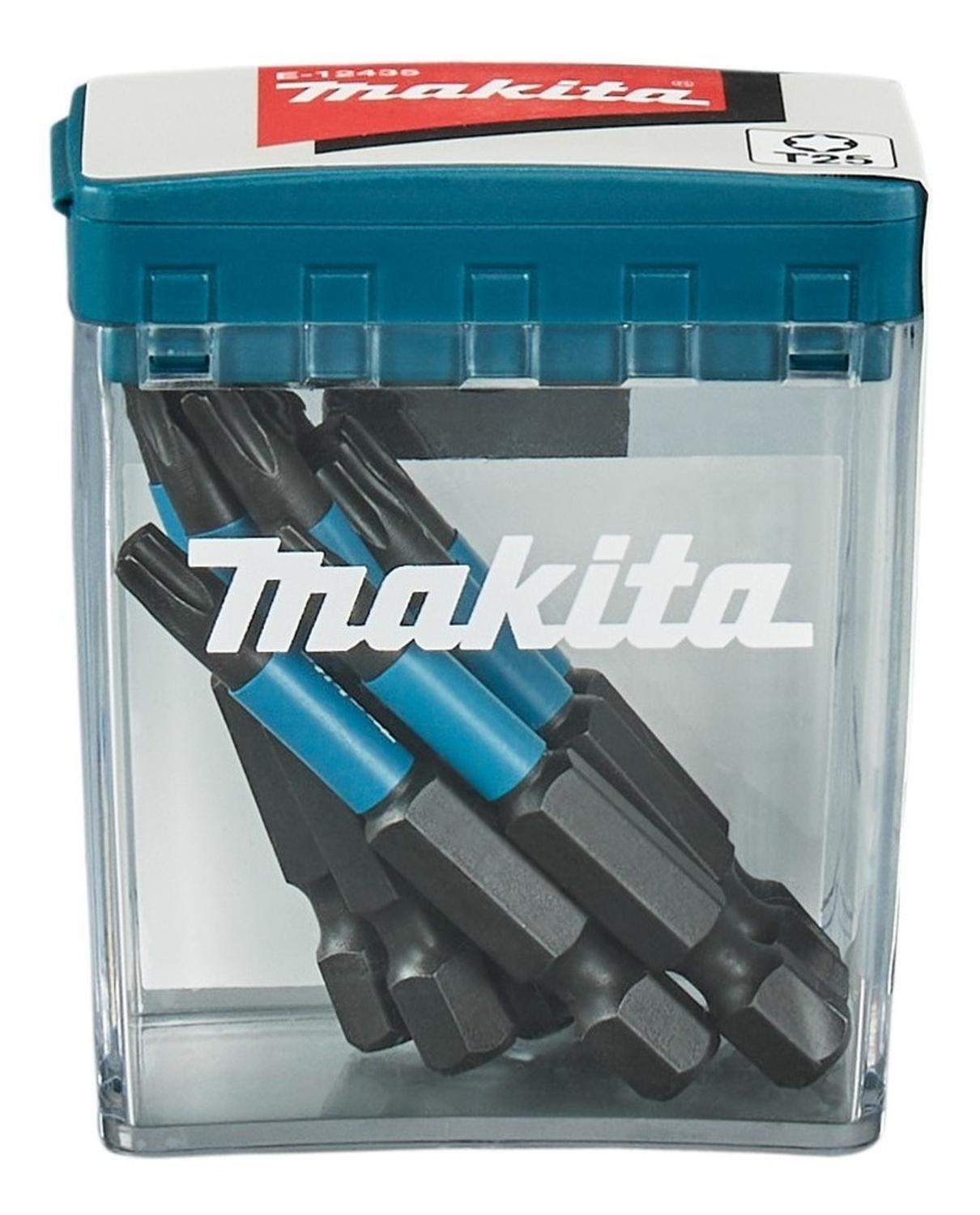 Pack 10 Puntas Impact Black T25 - 50mm - Makita - Herram.cl