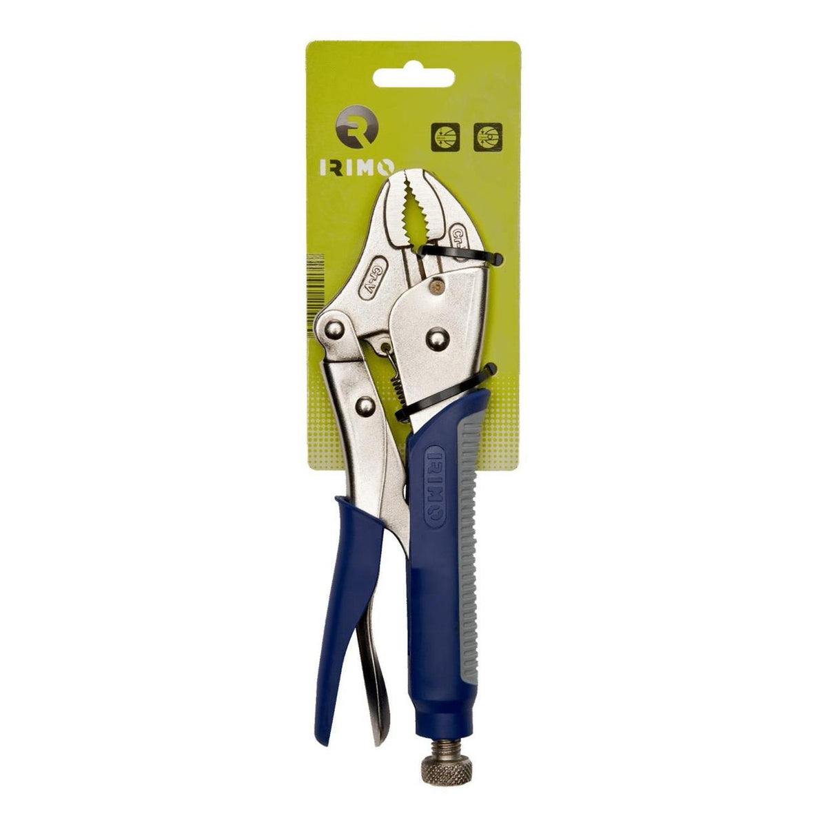 Alicate Caimán Grip Curvo IRIMO 185mm con Cortante - Herram.cl
