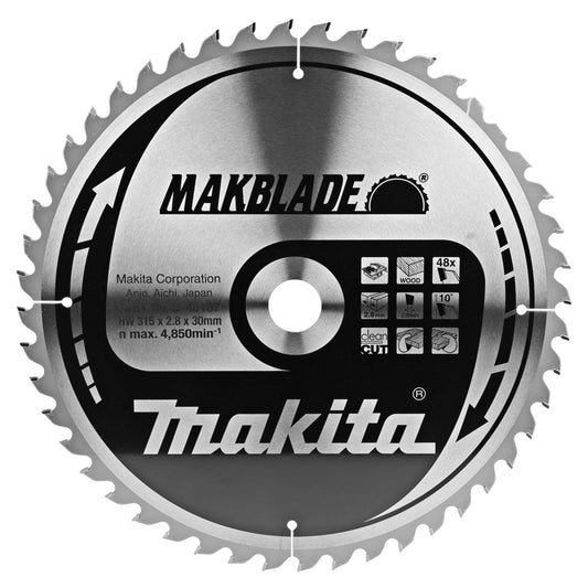 Disco de Sierra MAKBLADE 315x30x2,8mm 48 D (2712) - Makita - Herram.cl