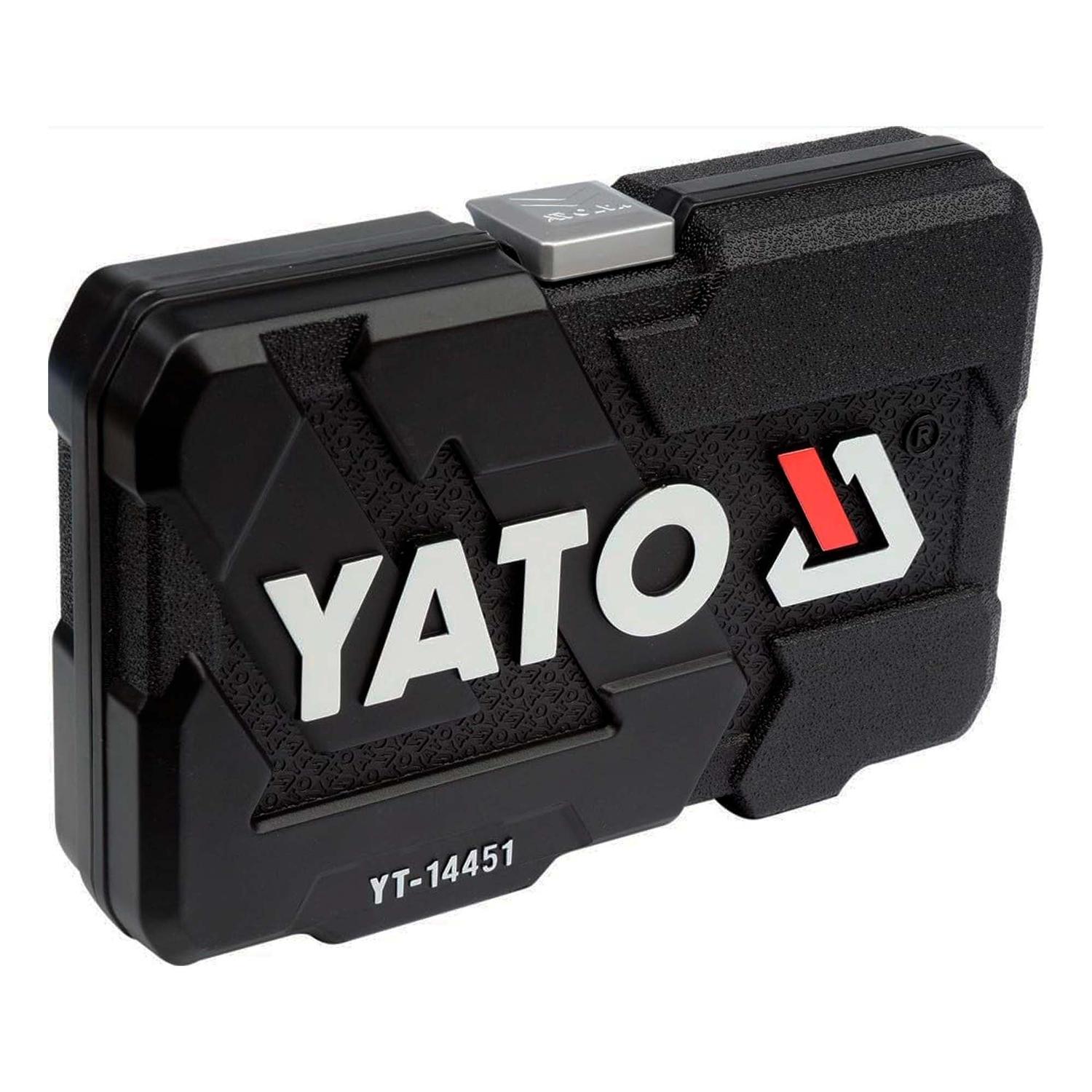 Juego De Dados Cuadrante 1/4'' 23 Pzas - Yato - Herram.cl