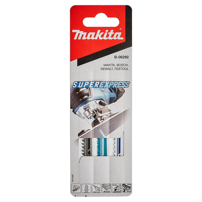 Set 3 Hojas Caladora Makita Super Express Madera Metal - Herram.cl