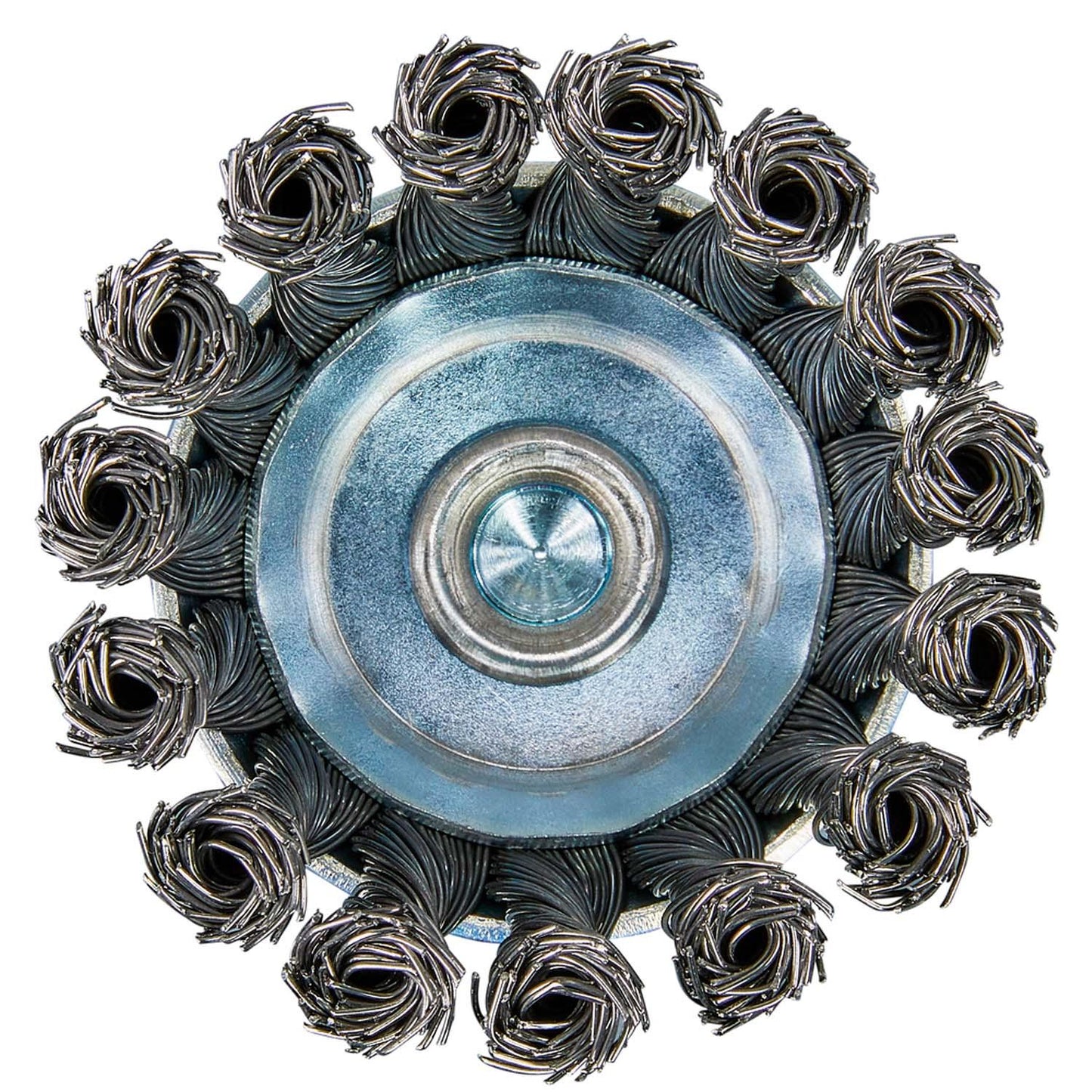Grata Copa Acero Trenzado 75mm (3'') Toma 1/4'' - Makita - Herram.cl