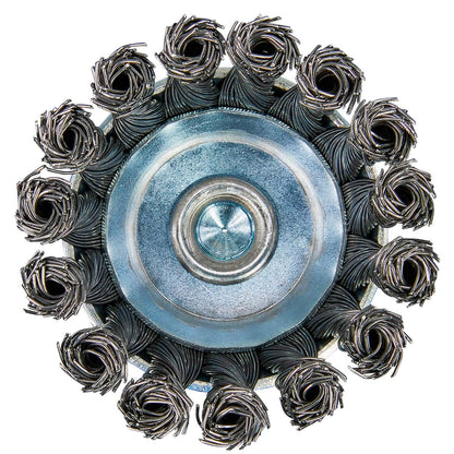 Grata Copa Acero Trenzado 75mm (3'') Toma 1/4'' - Makita - Herram.cl