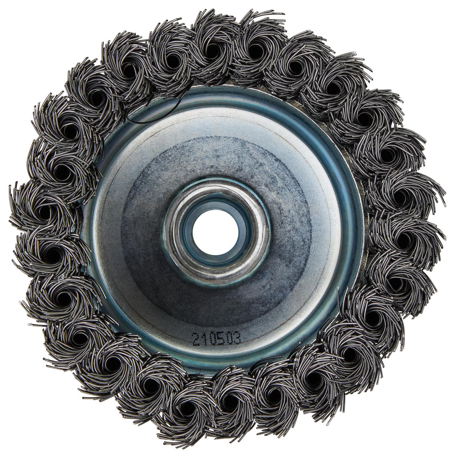 Grata Copa Acero Trenzada 100mm / M14 - Makita - Herram.cl
