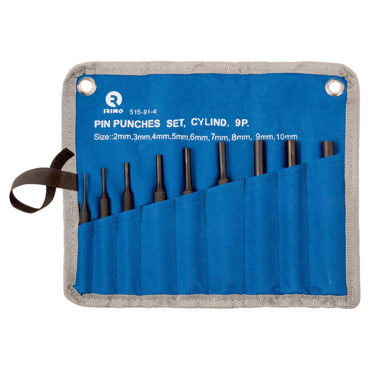 Juego 9 Botadores IRIMO 515-91-4 Cilíndricos 2-10mm Estuche - Herram.cl