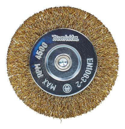 Grata Circular Latón Ondulado 75mm (3'') Toma 1/4'' - Makita - Herram.cl