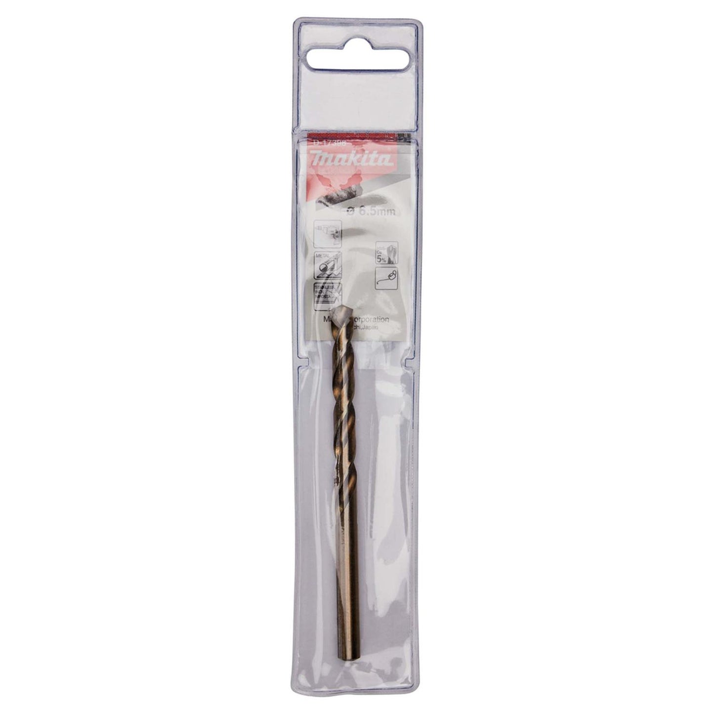 Broca Para Metal HSS - Co (Cobalto 5%) 6.5x101mm - Makita - Herram.cl