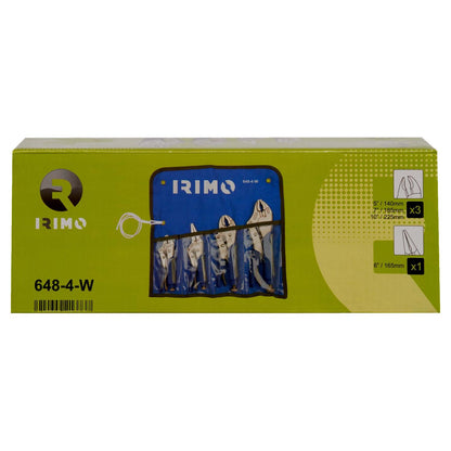 Juego de Caimanes con mangos Bi - material, 4 Pzas - Irimo - Herram.cl