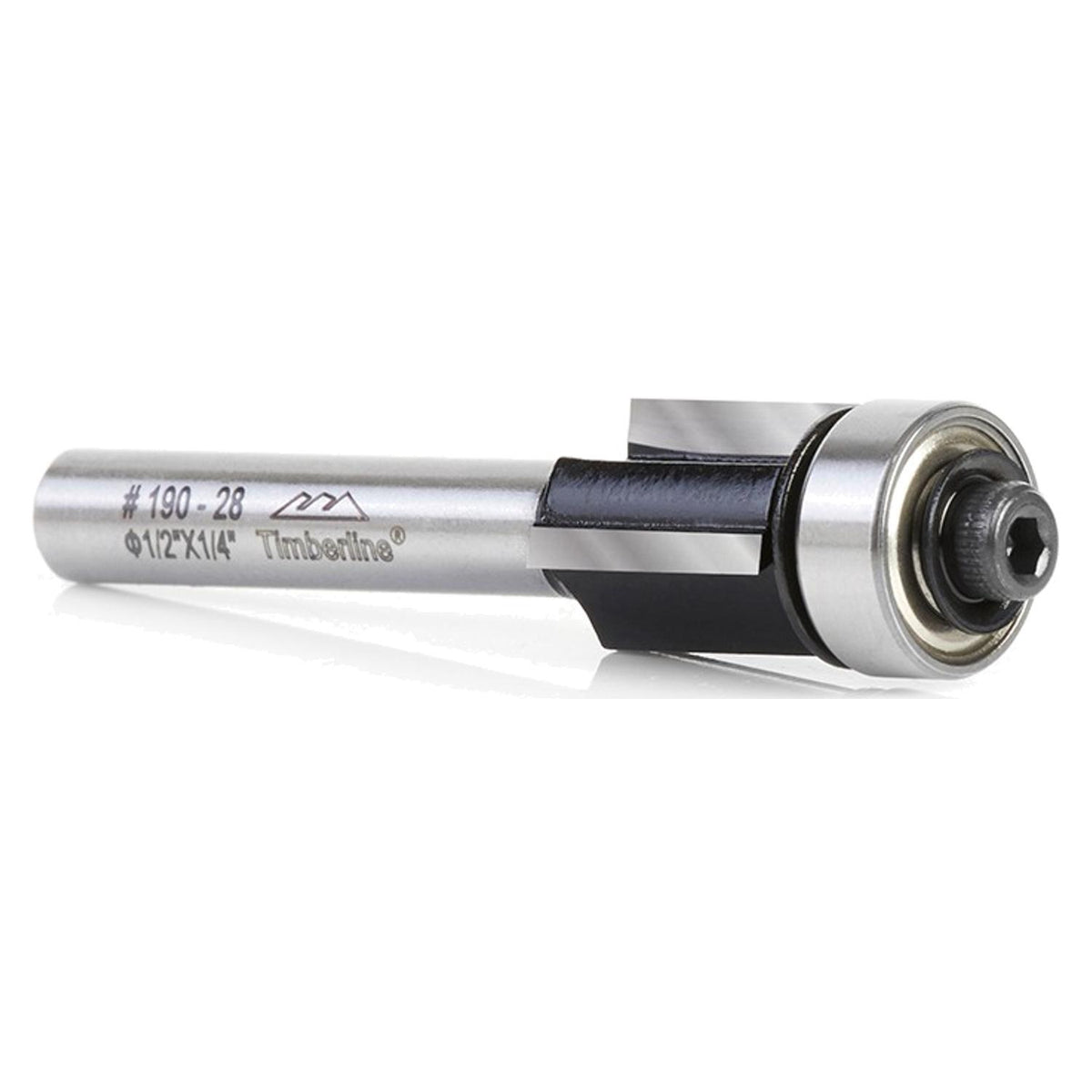 Fresa Enrasadora 3 Filos 1/2'' Vástago 1/4'' - Timberline - Herram.cl