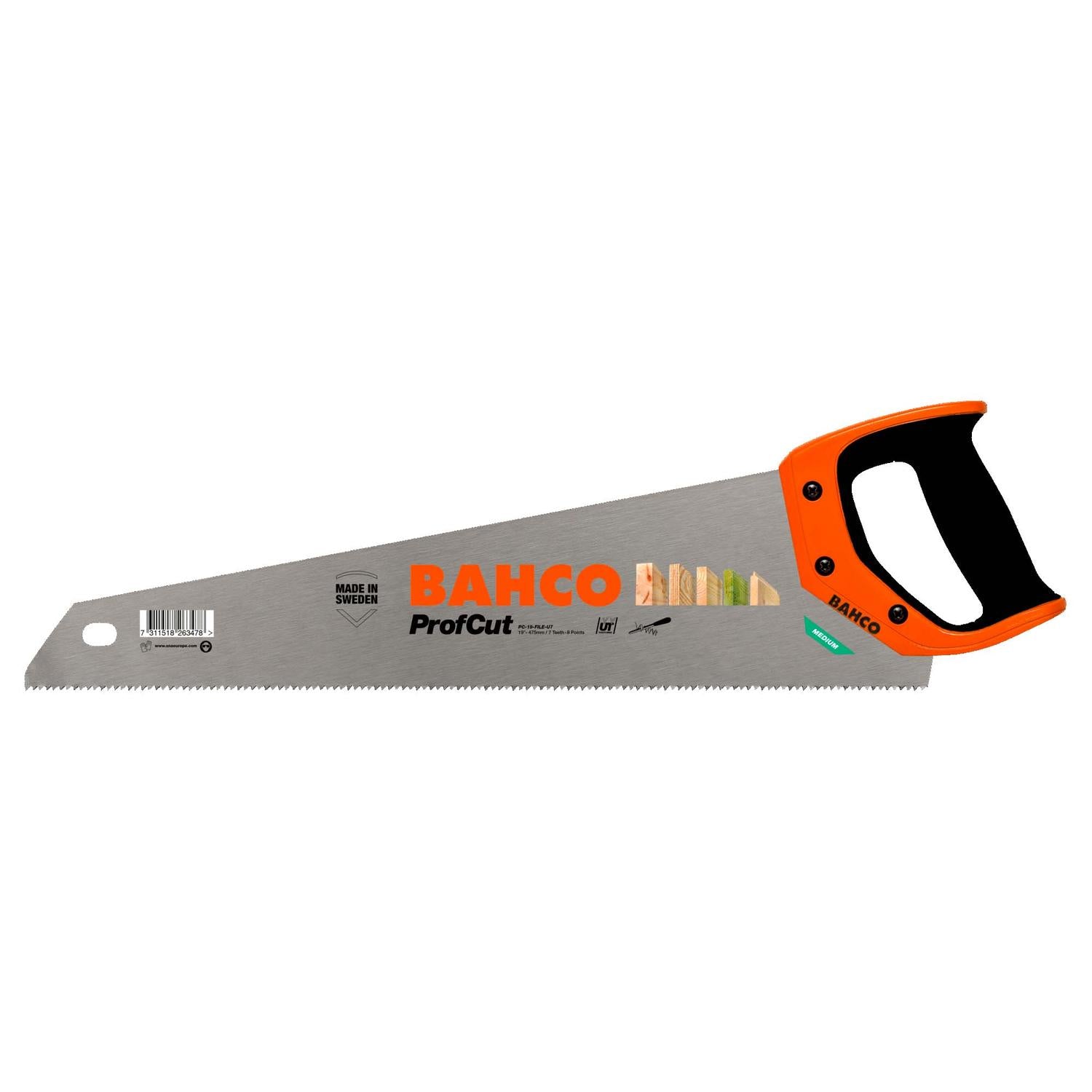 Serrucho Reafilable ProfCut 19'' / 7 TPI - Bahco - Herram.cl