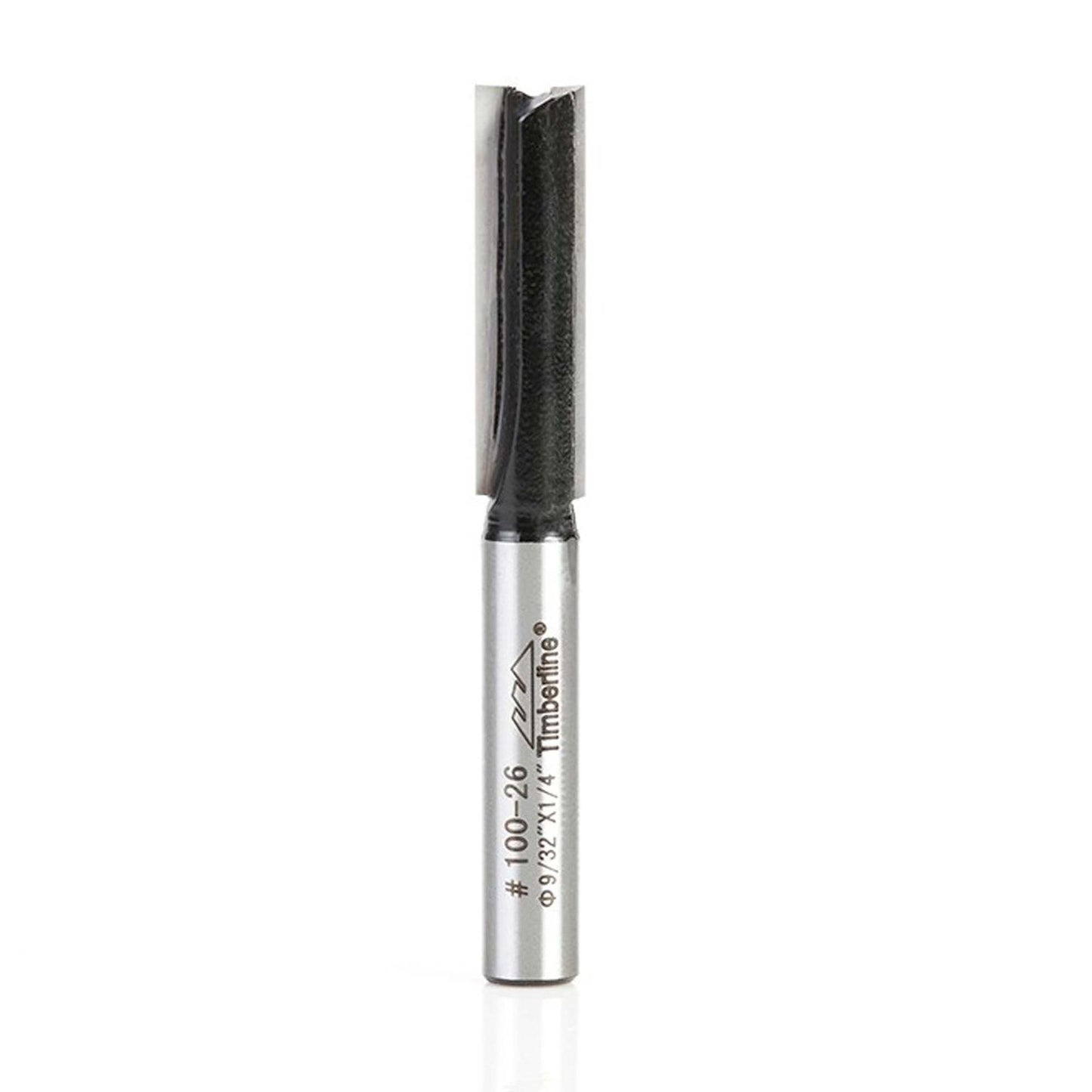 Fresa Recta 2 Filos 9/32''x1'' Toma 1/4'' - Timberline - Herram.cl