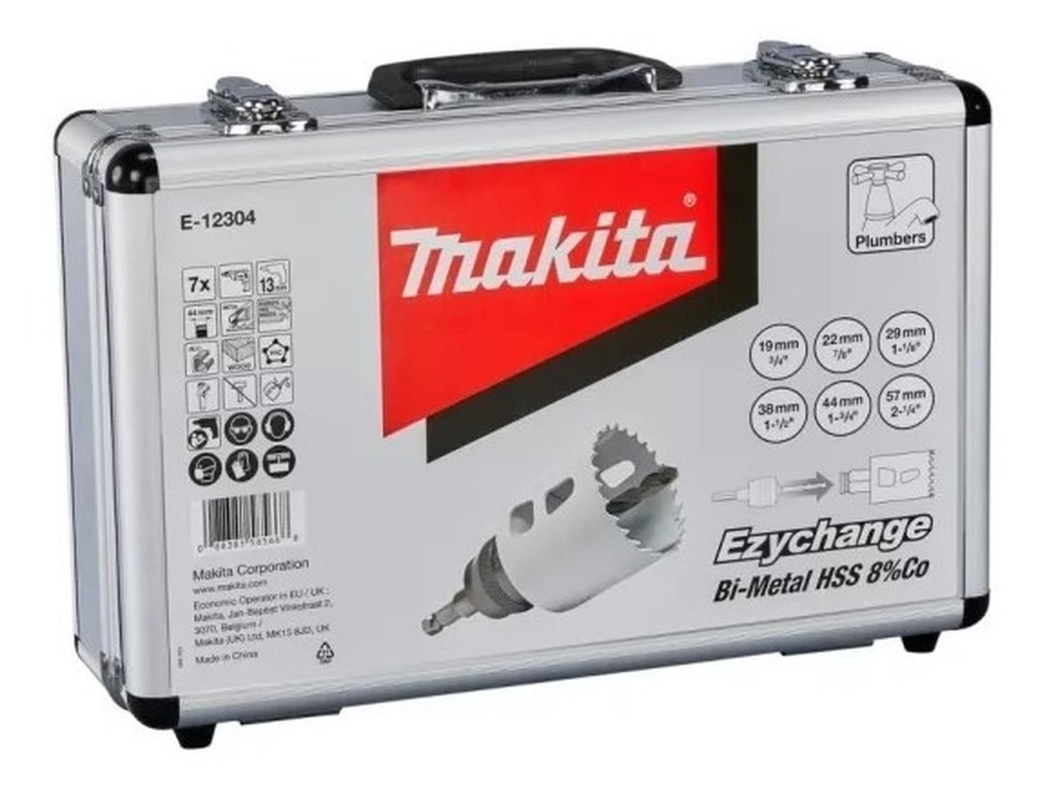 Set Sierras Copa Ezychange Bi - metal HSS 8% Co 7 Pzas - Makita - Herram.cl