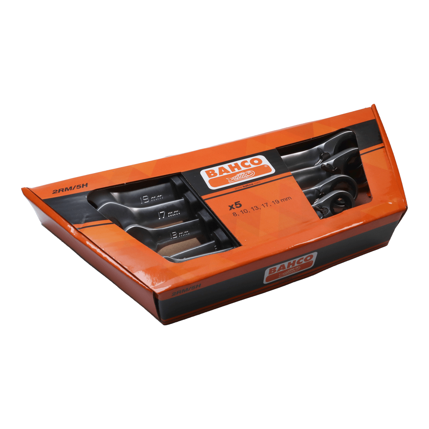 Juego de Llaves combinadas Con chicharra 8 - 19mm 5 Pzas - Bahco - Herram.cl