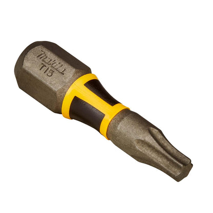 Puntas de Torsión Impact Premier T15 - 25mm 2 Pzas - Makita - Herram.cl