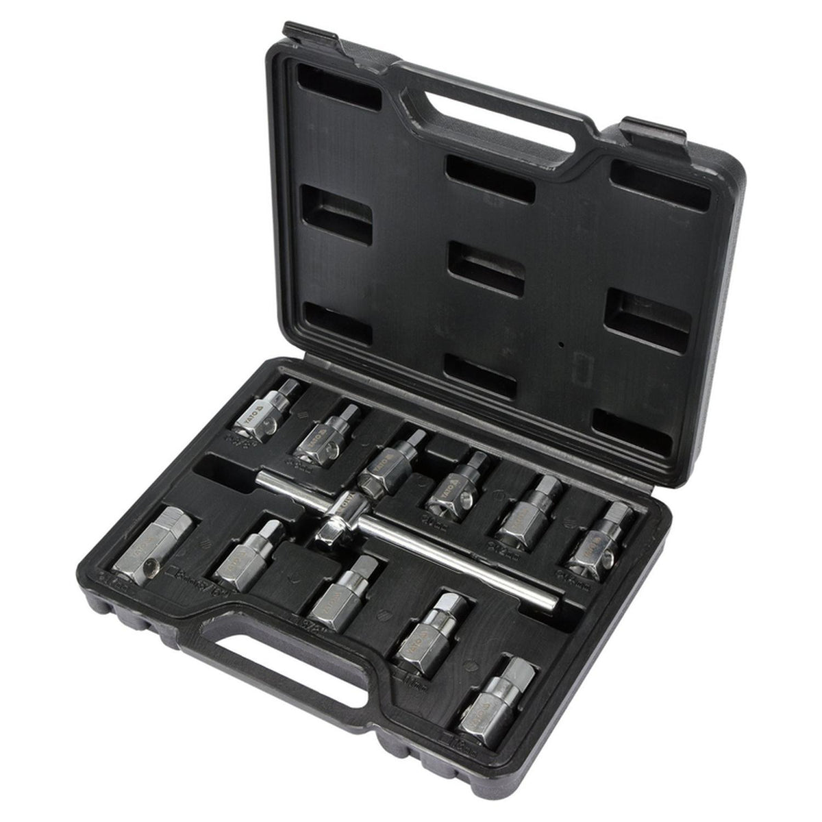 Juego 12 Llaves Tapón de Cárter Yato YT-0600 Vaciado Aceite - Herram.cl