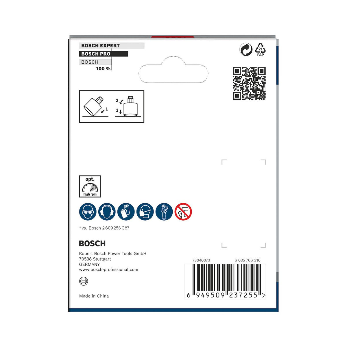 Copa Diamantada PRO Tile Power Change 83mm (3-1/4'') - Bosch - Herram.cl