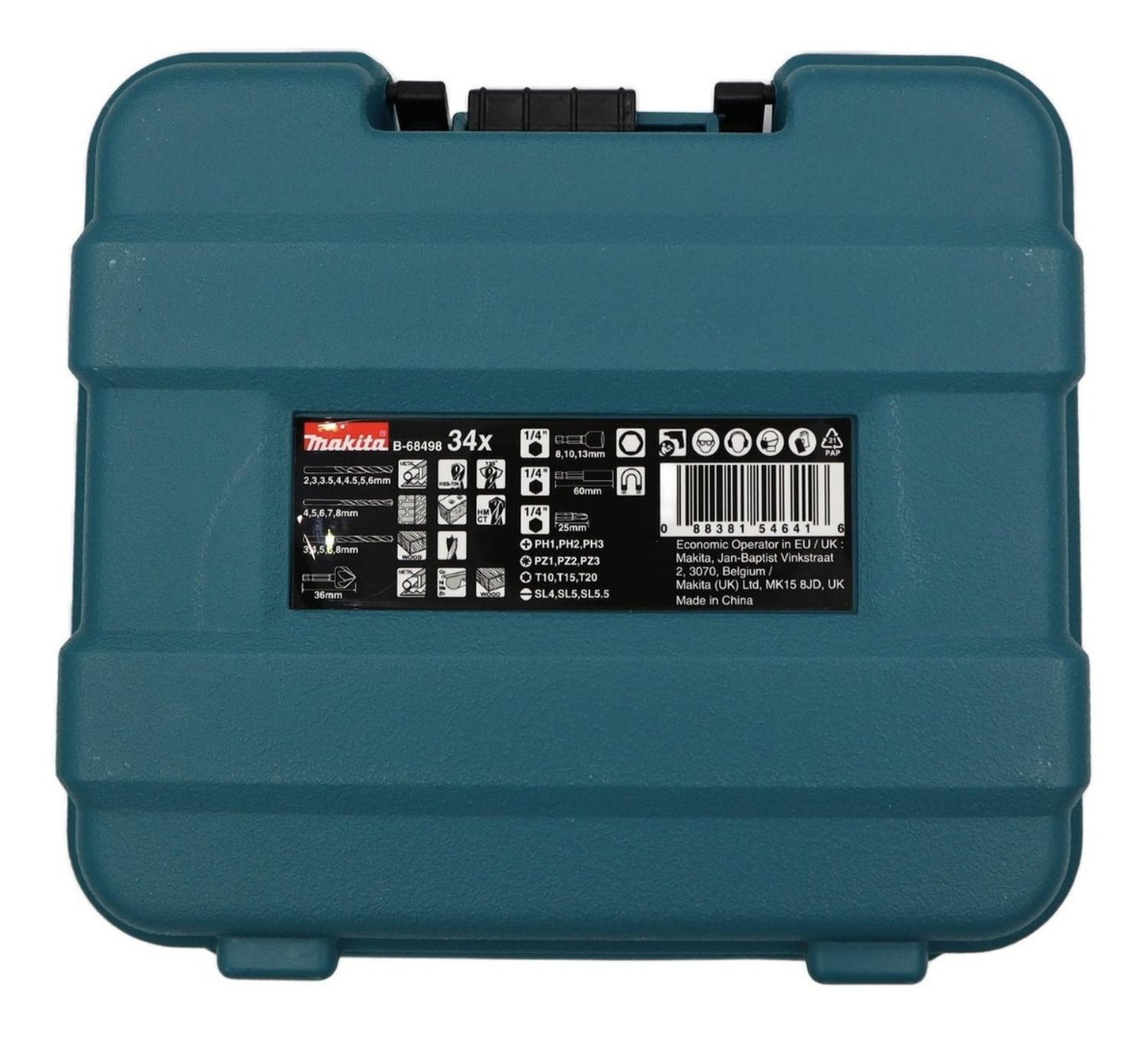 Set 34 Piezas Brocas Y Puntas Makita B - 68498 - Herram.cl