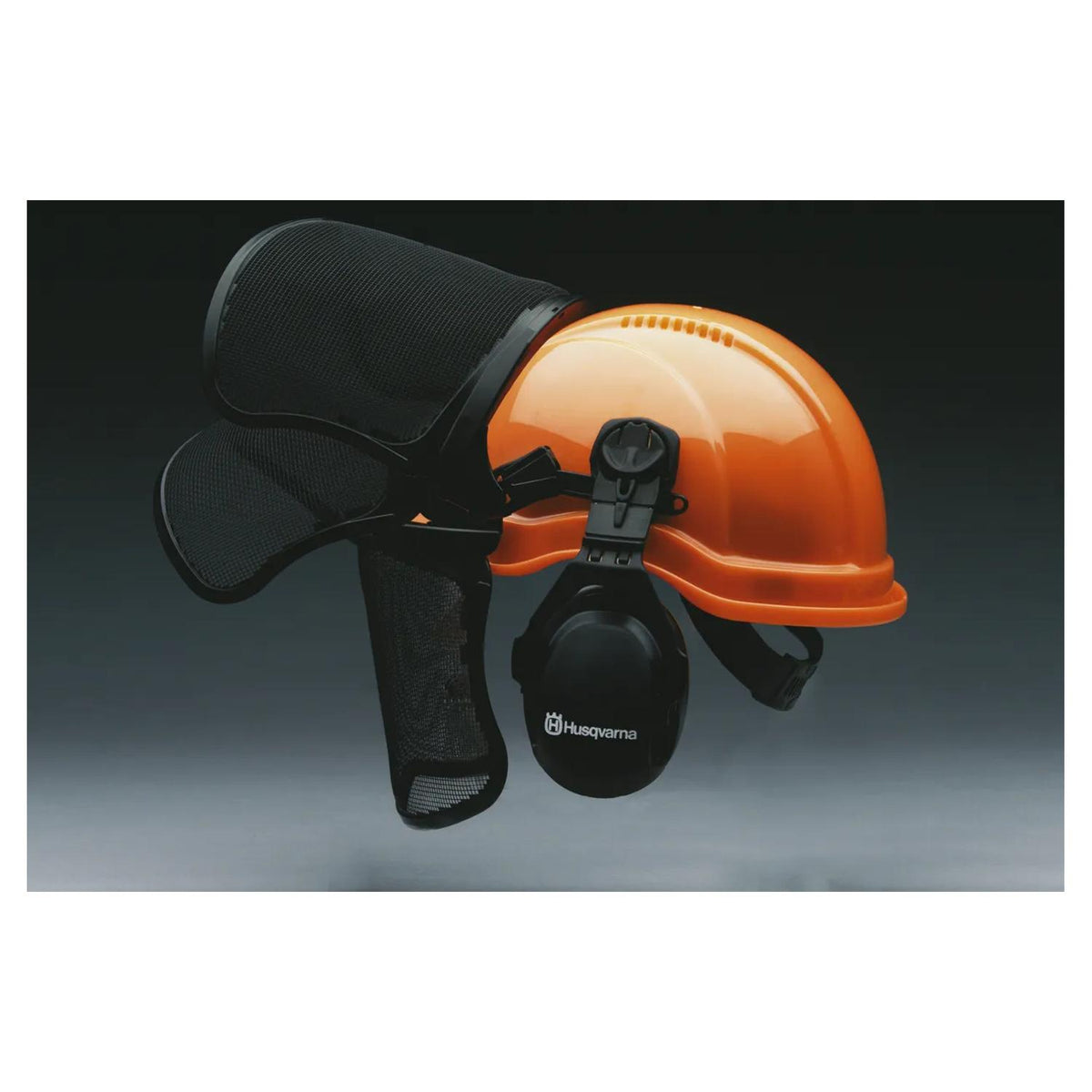 Casco Forestal Husqvarna Functional Con Visor Y Orejeras - Herram.cl