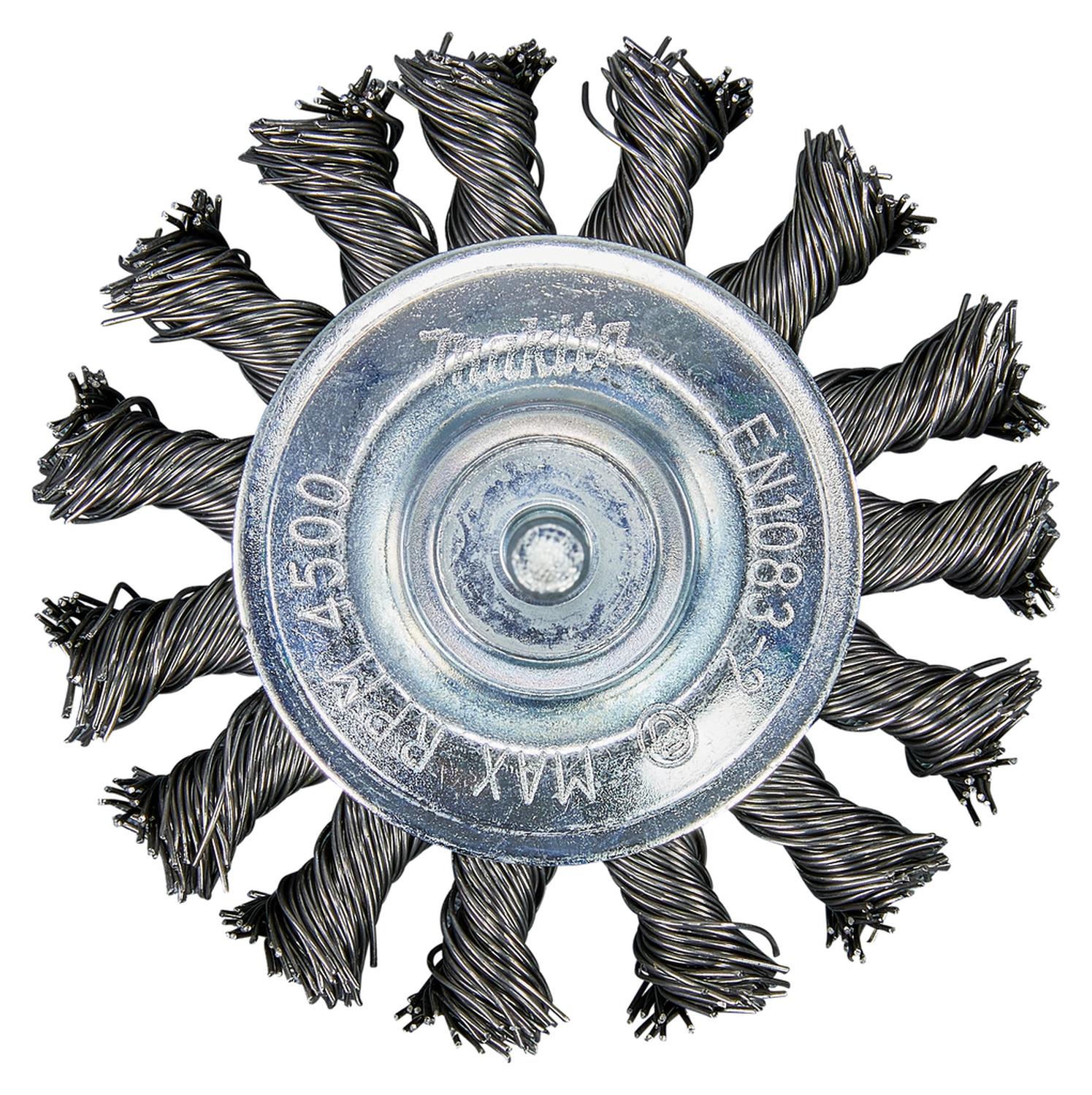 Grata Circular Acero Trenzado 75mm (3'') Toma 1/4'' - Makita - Herram.cl
