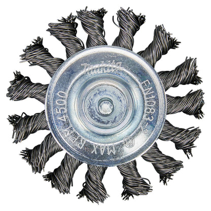 Grata Circular Acero Trenzado 75mm (3'') Toma 1/4'' - Makita - Herram.cl