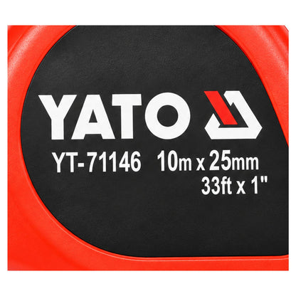 Huincha Medir 10m Cinta 25mm Yato YT-71146 - Herram.cl