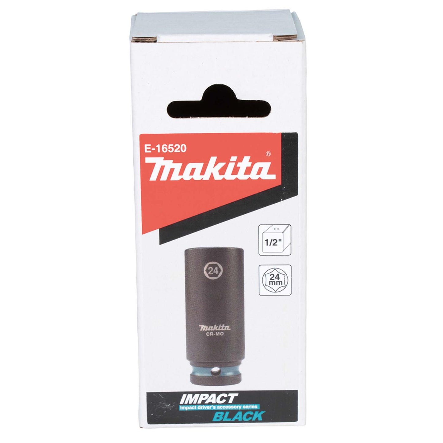 Dado De Impacto Largo 1/2'' 24mm Impact Black - Makita - Herram.cl