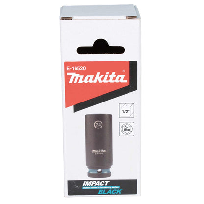 Dado De Impacto Largo 1/2'' 24mm Impact Black - Makita - Herram.cl
